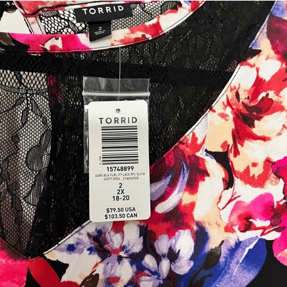 Floral Black Dress - Picture 5 of 7